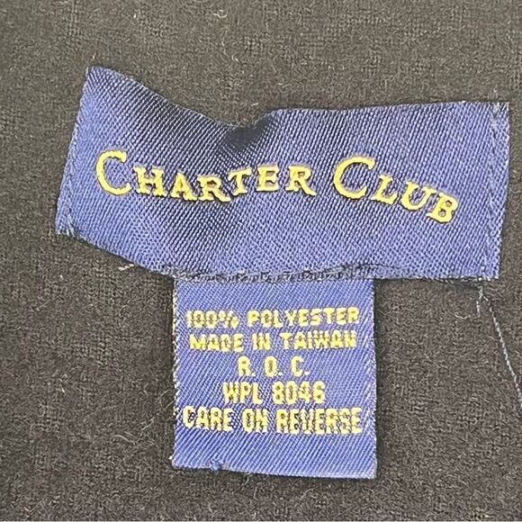 Charter Club - Women’s Black Cape, Outerwear One Size.Beautiful Faux Fur Collar! - Picture 3 of 6